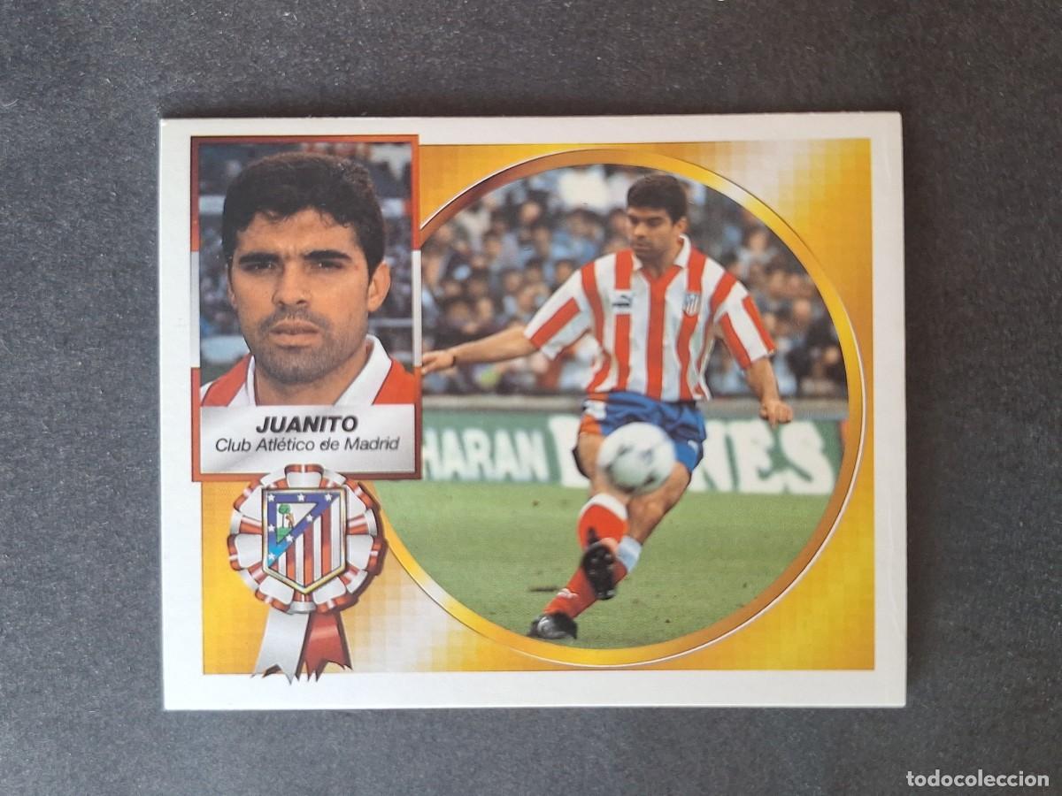 Cromos de f&uacute;tbol: L4 JUANITO ATLETICO DE MADRID LIGA ESTE 1994 1995 94 95 SIN PEGAR NUNCA PEGADO