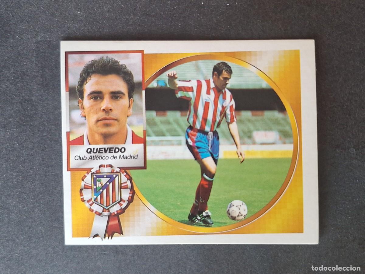 Cromos de f&uacute;tbol: L4 QUEVEDO ATLETICO DE MADRID LIGA ESTE 1994 1995 94 95 SIN PEGAR NUNCA PEGADO