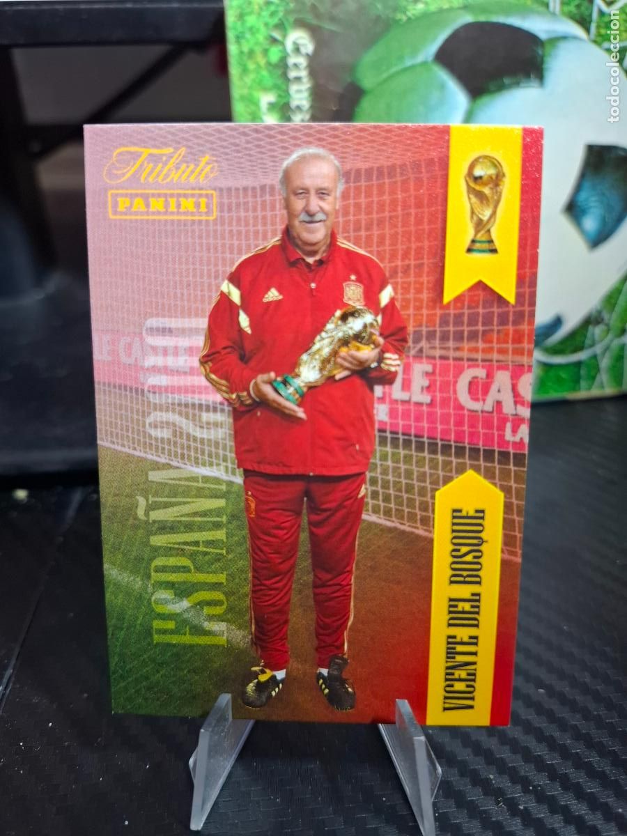 Cromos de f&uacute;tbol: 24 DEL BOSQUE - TRIBUTO SELECCION ESPA&Ntilde;OLA 2010 2026 PANINI MUNDIAL WORLD CUP ESPA&Ntilde;A