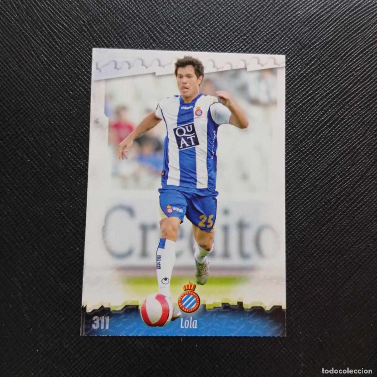 Cromos de f&uacute;tbol: 311 LOLA ESPA&Ntilde;OL MUNDICROMO QUIZ GAME 2008 2009 FUTBOL 08 09 - A211 PG40