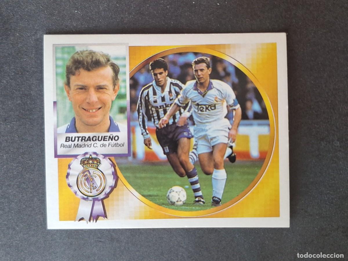 Cromos de f&uacute;tbol: L4 BUTRAGUE&Ntilde;O REAL MADRID LIGA ESTE 1994 1995 94 95 SIN PEGAR NUNCA PEGADO