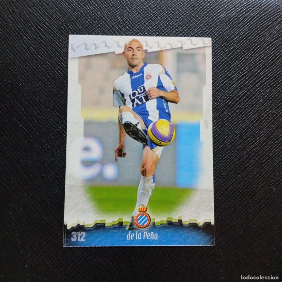 Cromos de f&uacute;tbol: 312 DE LA PE&Ntilde;A ESPA&Ntilde;OL MUNDICROMO QUIZ GAME 2008 2009 FUTBOL 08 09 - A211 PG40