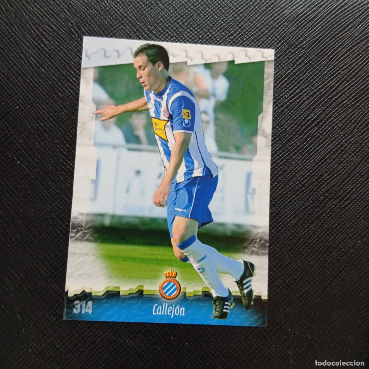 Cromos de f&uacute;tbol: 314 CALLEJON ESPA&Ntilde;OL MUNDICROMO QUIZ GAME 2008 2009 FUTBOL 08 09 - A211 PG40