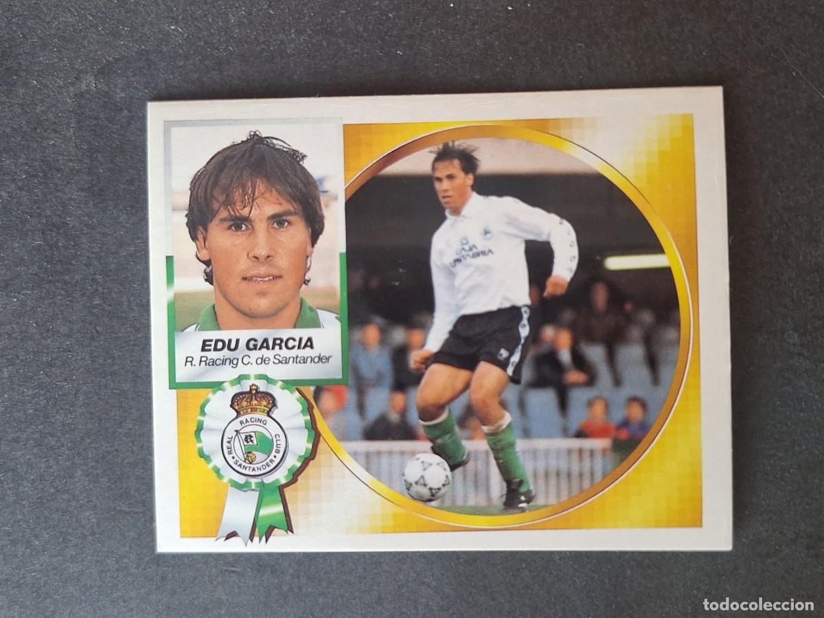 Cromos de f&uacute;tbol: L4 EDU GARCIA RACING DE SANTANDER LIGA ESTE 1994 1995 94 95 SIN PEGAR NUNCA PEGADO