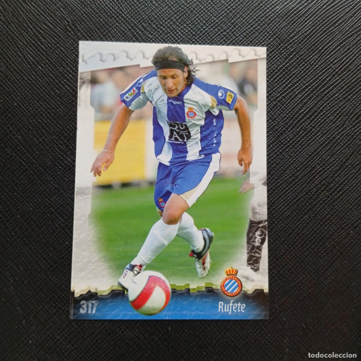 Cromos de f&uacute;tbol: 317 RUFETE ESPA&Ntilde;OL MUNDICROMO QUIZ GAME 2008 2009 FUTBOL 08 09 - A211 PG40