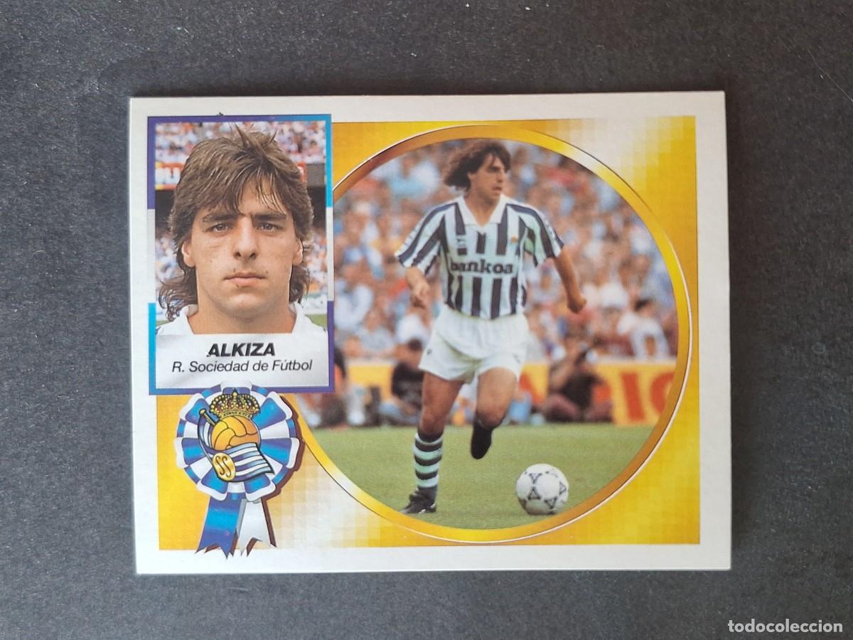 Cromos de f&uacute;tbol: L4 ALKIZA REAL SOCIEDAD LIGA ESTE 1994 1995 94 95 SIN PEGAR NUNCA PEGADO