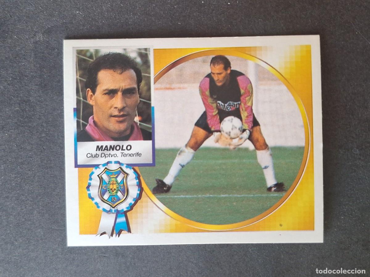 Cromos de f&uacute;tbol: L4 MANOLO C. D. TENERIFE LIGA ESTE 1994 1995 94 95 SIN PEGAR NUNCA PEGADO