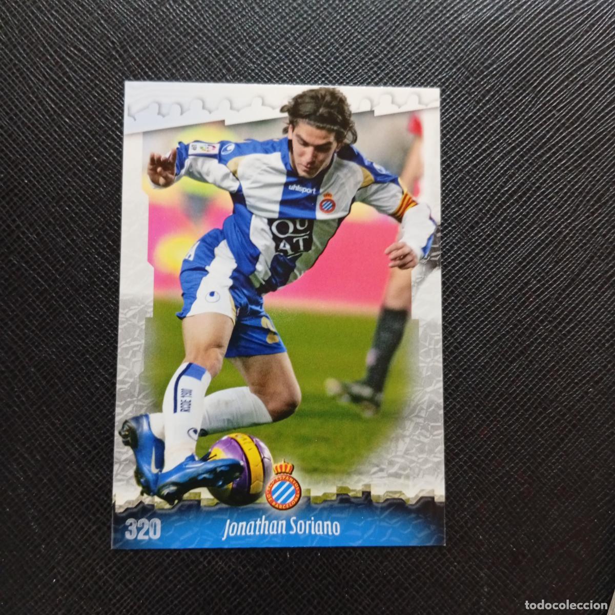 Cromos de f&uacute;tbol: 320 JONATHAN SORIANO ESPA&Ntilde;OL MUNDICROMO QUIZ GAME 2008 2009 FUTBOL 08 09 - A211 PG41