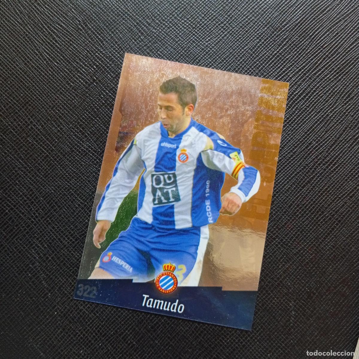 Cromos de f&uacute;tbol: 322 TAMUDO ESPA&Ntilde;OL MUNDICROMO QUIZ GAME 2008 2009 FUTBOL 08 09 - A211 PG41 PUNTAS RECTAS