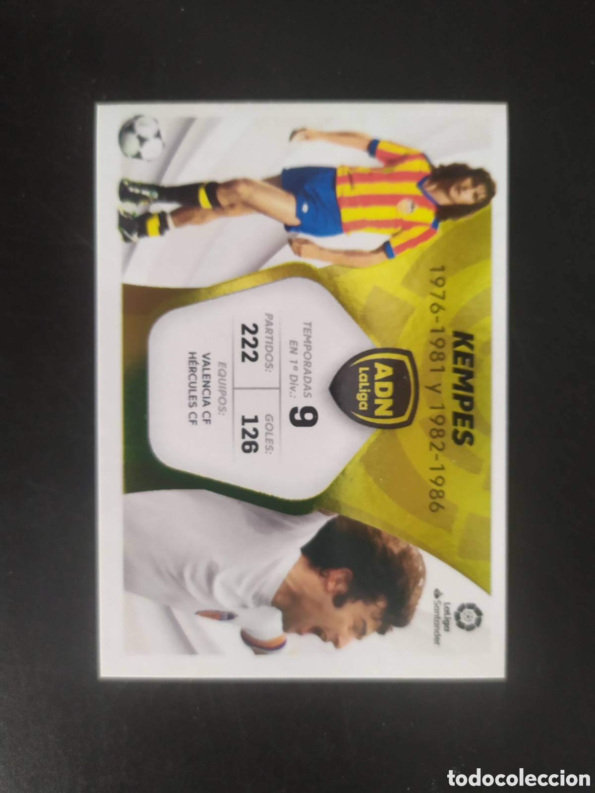 Cromos de f&uacute;tbol: Liga este 2021 2022 21 22 panini Kempes ADN n&deg; 17 Valencia