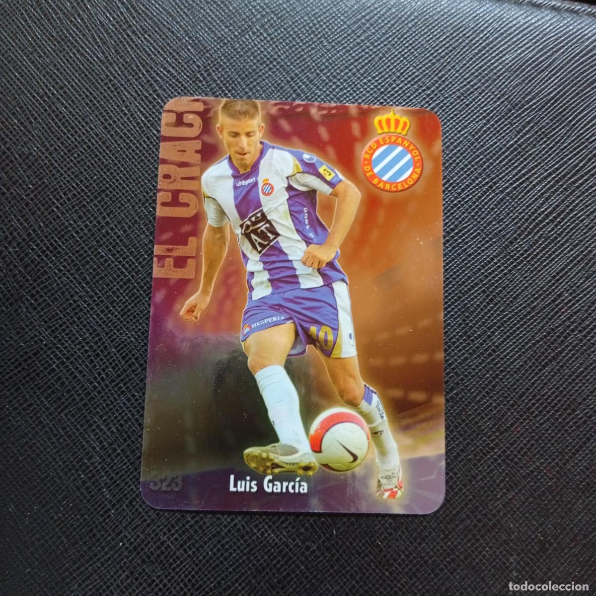 Cromos de f&uacute;tbol: 323 LUIS GARCIA ESPA&Ntilde;OL MUNDICROMO QUIZ GAME 2008 2009 FUTBOL 08 09 - A211 PG41 PUNTAS REDONDAS