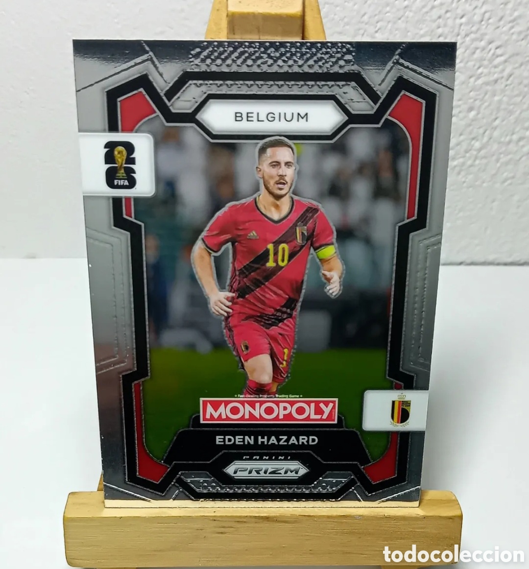 Cromos de f&uacute;tbol: EDEN HAZARD 2026 BELGICA MONOPOLY PRIZM PANINI.