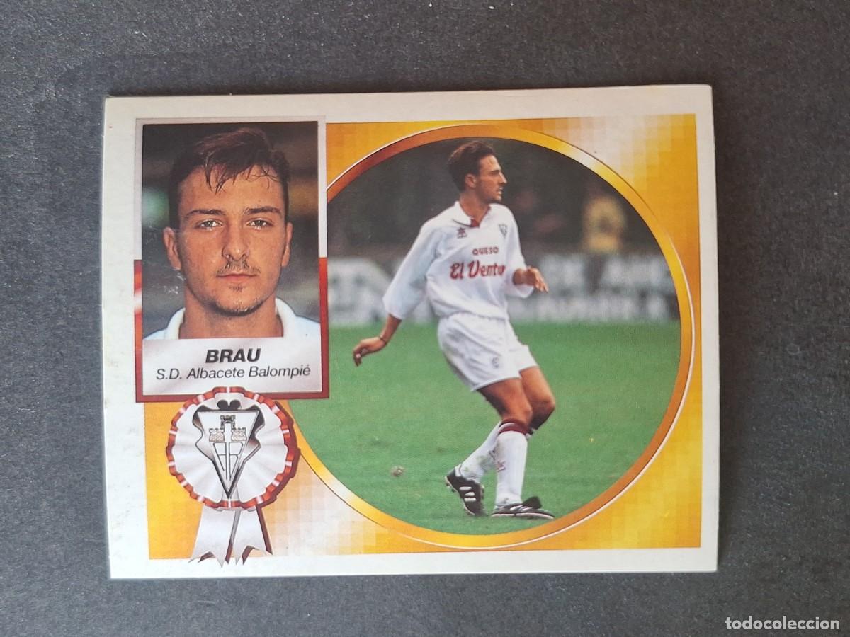 Cromos de f&uacute;tbol: L4 BRAU ALBACETE BALOMPIE COLOCA LIGA ESTE 1994 1995 94 95 SIN PEGAR NUNCA PEGADO