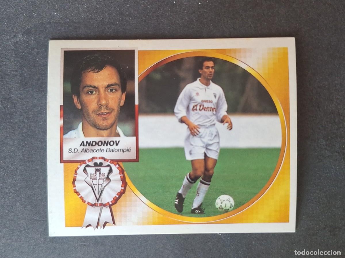 Cromos de Futebol: L4 ANDONOV ALBACETE BALOMPIE COLOCA LIGA ESTE 1994 1995 94 95 SIN PEGAR NUNCA PEGADO