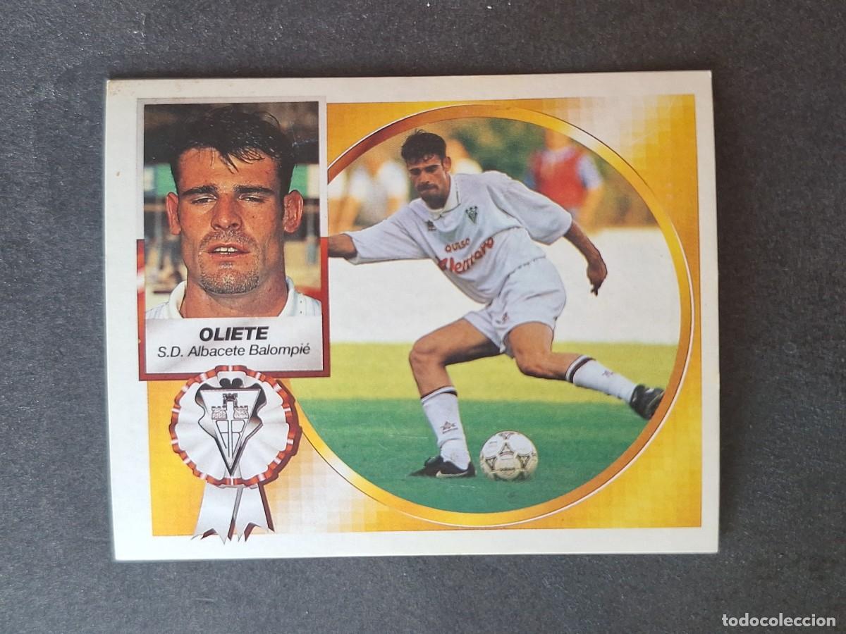 Cromos de f&uacute;tbol: L4 OLIETE ALBACETE BALOMPIE COLOCA LIGA ESTE 1994 1995 94 95 SIN PEGAR NUNCA PEGADO