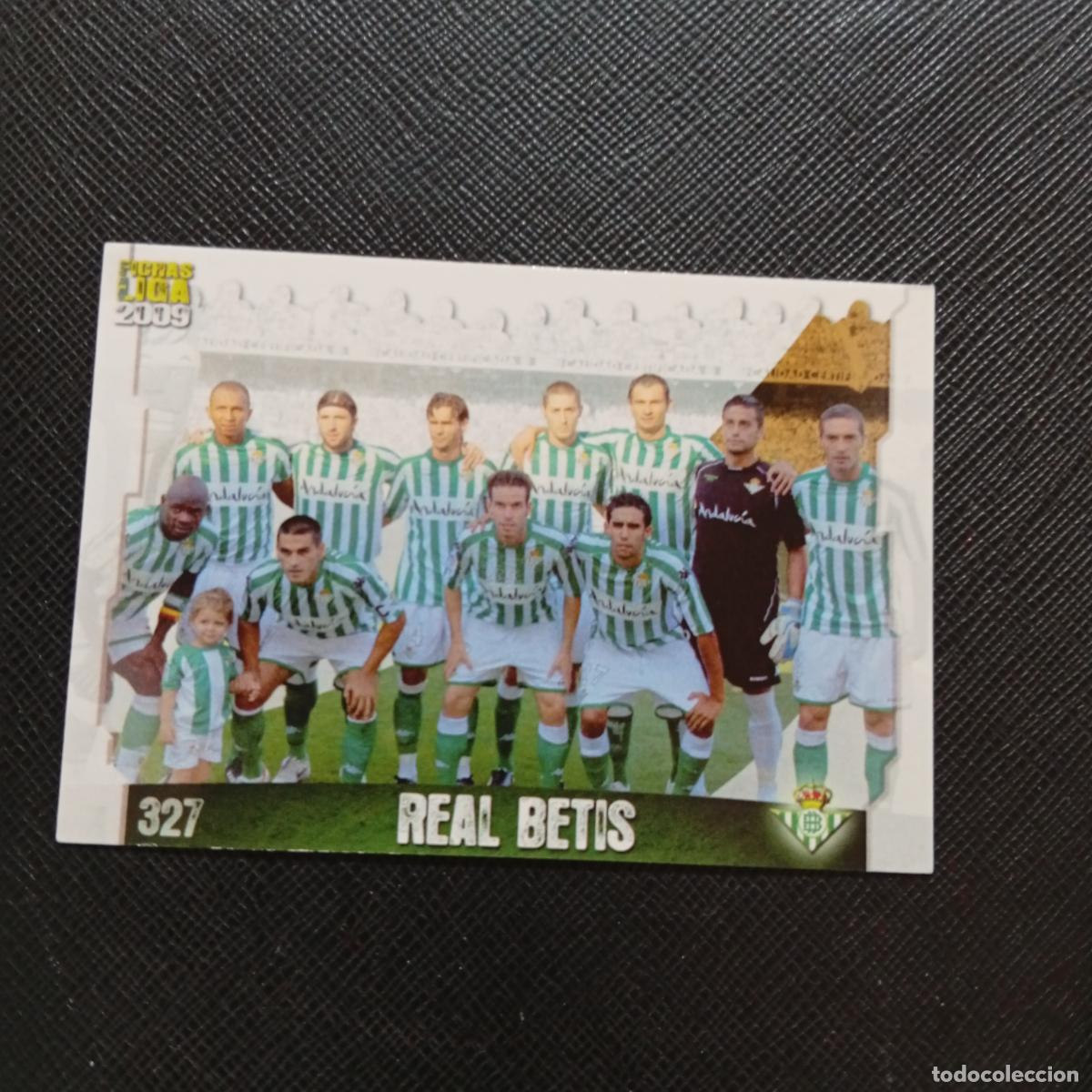 Cromos de f&uacute;tbol: 327 ALINEACION REAL BETIS MUNDICROMO QUIZ GAME 2008 2009 FUTBOL 08 09 - A211 PG44