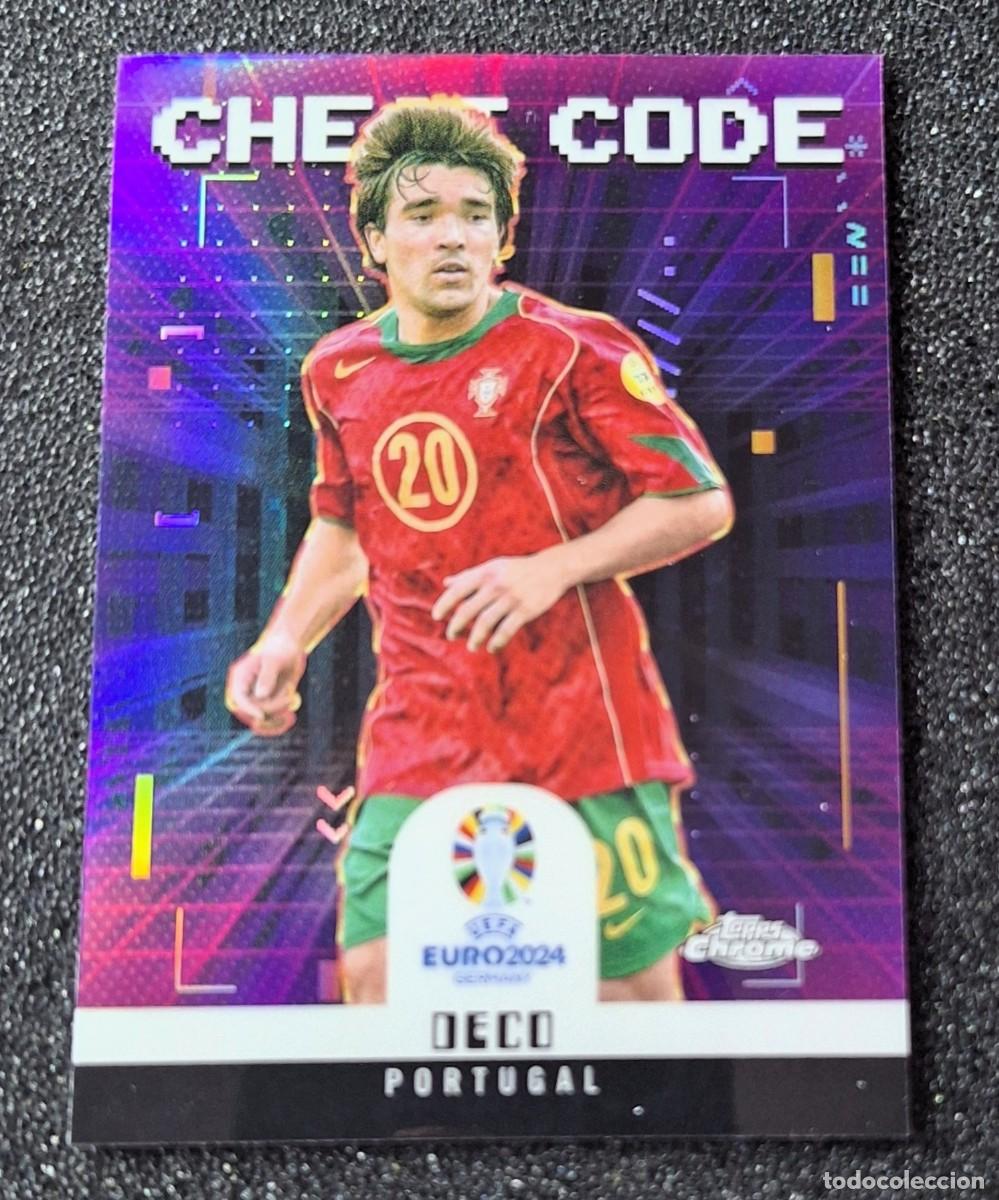 Cartes &agrave; collectionner de Football: Deco Portugal Topps Chrome Soccer Euro2024 Cheat Code CC-7