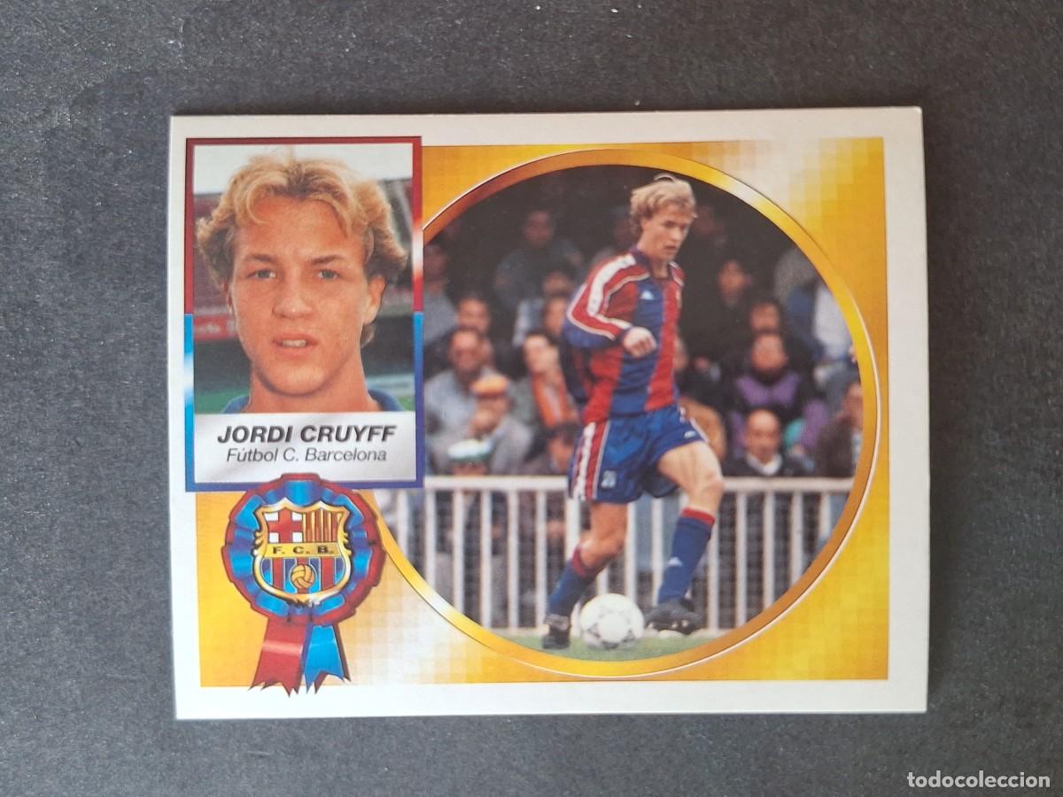 Cromos de f&uacute;tbol: L4 JORDI CRUYFF F. C. BARCELONA COLOCA LIGA ESTE 1994 1995 94 95 SIN PEGAR NUNCA PEGADO