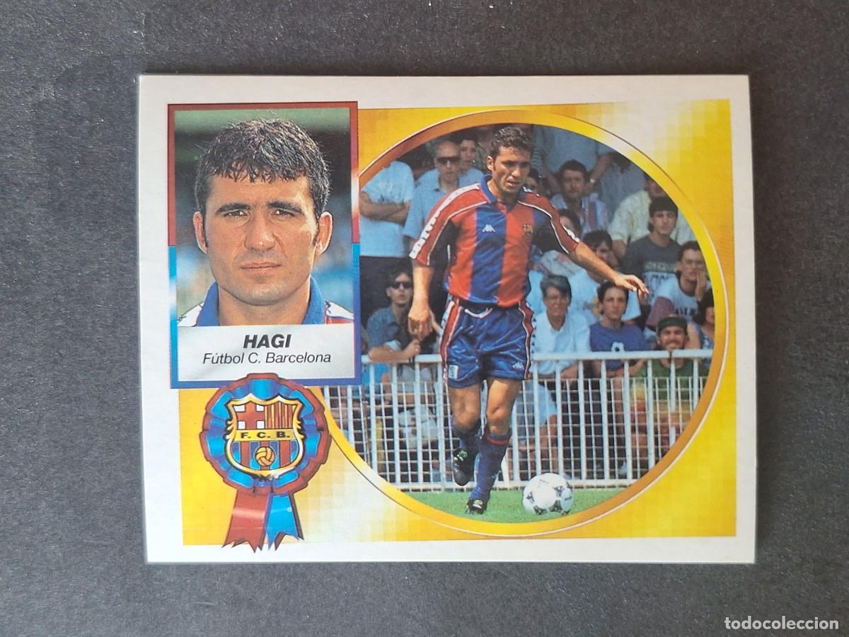 Cromos de f&uacute;tbol: L4 HAGI F. C. BARCELONA COLOCA LIGA ESTE 1994 1995 94 95 SIN PEGAR NUNCA PEGADO
