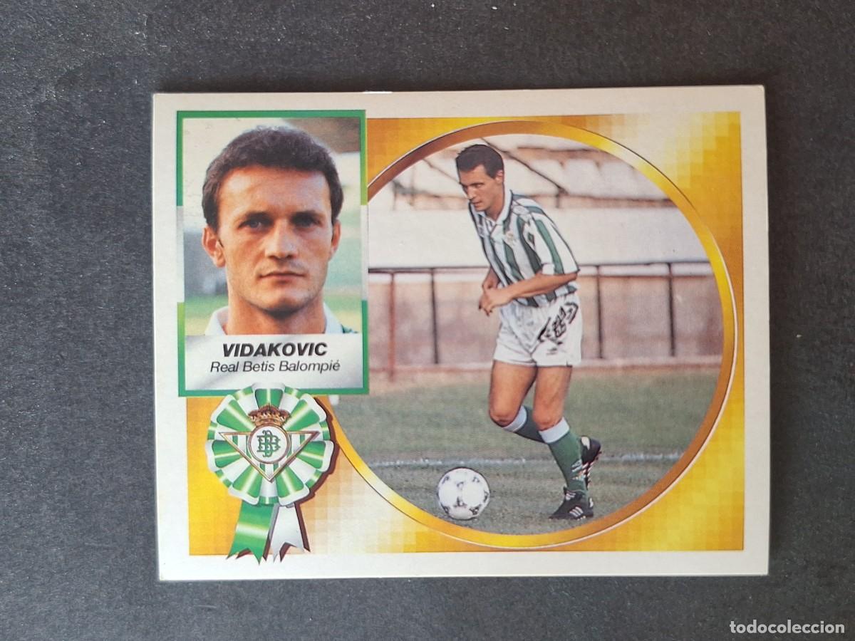 Cromos de f&uacute;tbol: L4 VIDAKOVIC REAL BETIS BALOMPIE COLOCA LIGA ESTE 1994 1995 94 95 SIN PEGAR NUNCA PEGADO