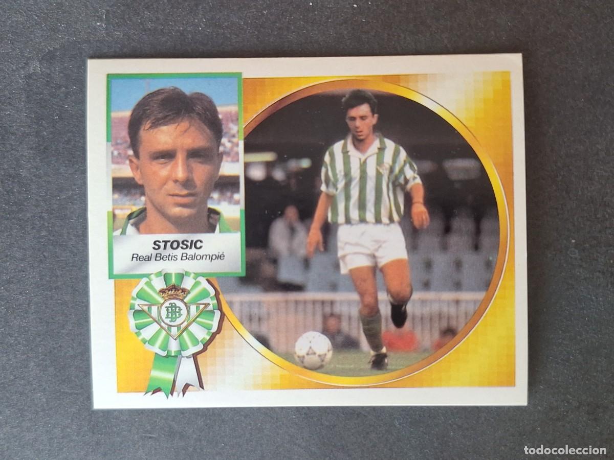 Cromos de f&uacute;tbol: L4 STOSIC REAL BETIS BALOMPIE COLOCA LIGA ESTE 1994 1995 94 95 SIN PEGAR NUNCA PEGADO