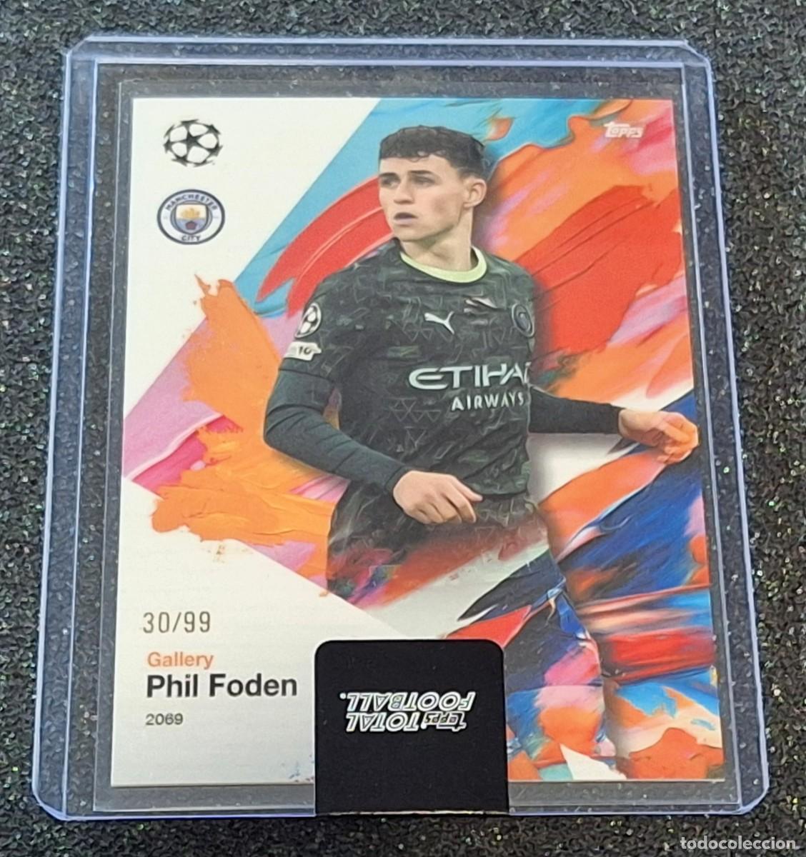 Cromos de f&uacute;tbol: Phil Foden Manchester City Topps Total Football 30/99 Gallery