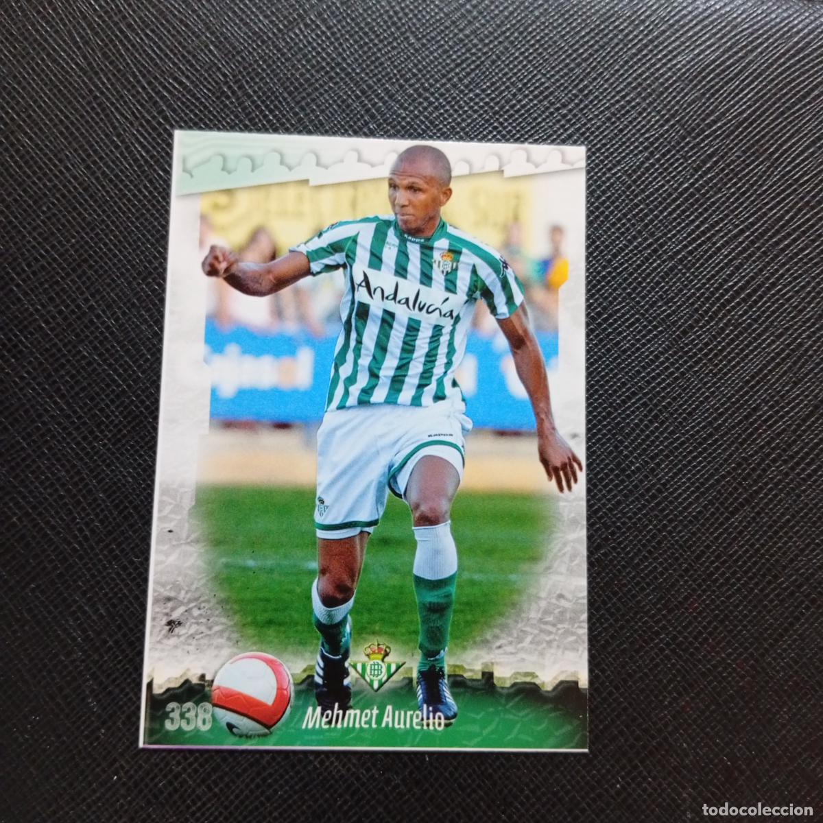 Cromos de f&uacute;tbol: 338 MEHMET AURELIO REAL BETIS MUNDICROMO QUIZ GAME 2008 2009 FUTBOL 08 09 - A211 PG45