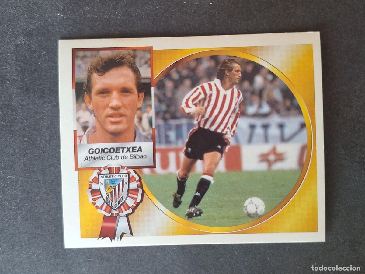 Cromos de f&uacute;tbol: L4 GOICOETXEA ATHLETIC CLUB DE BILBAO COLOCA LIGA ESTE 1994 1995 94 95 SIN PEGAR NUNCA PEGADO