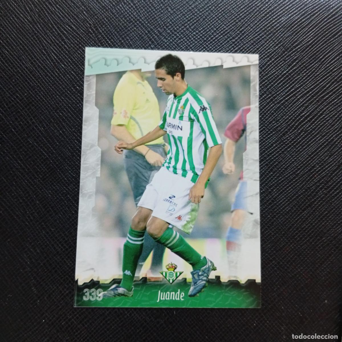 Cromos de f&uacute;tbol: 339 JUANDE REAL BETIS MUNDICROMO QUIZ GAME 2008 2009 FUTBOL 08 09 - A211 PG45