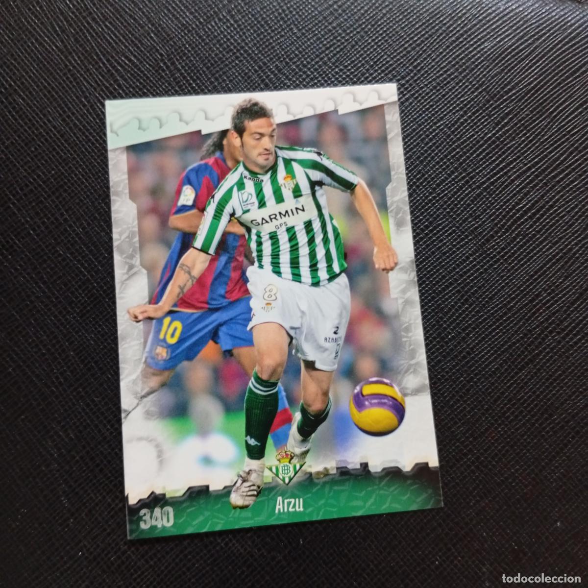 Cromos de f&uacute;tbol: 340 ARZU REAL BETIS MUNDICROMO QUIZ GAME 2008 2009 FUTBOL 08 09 - A211 PG45