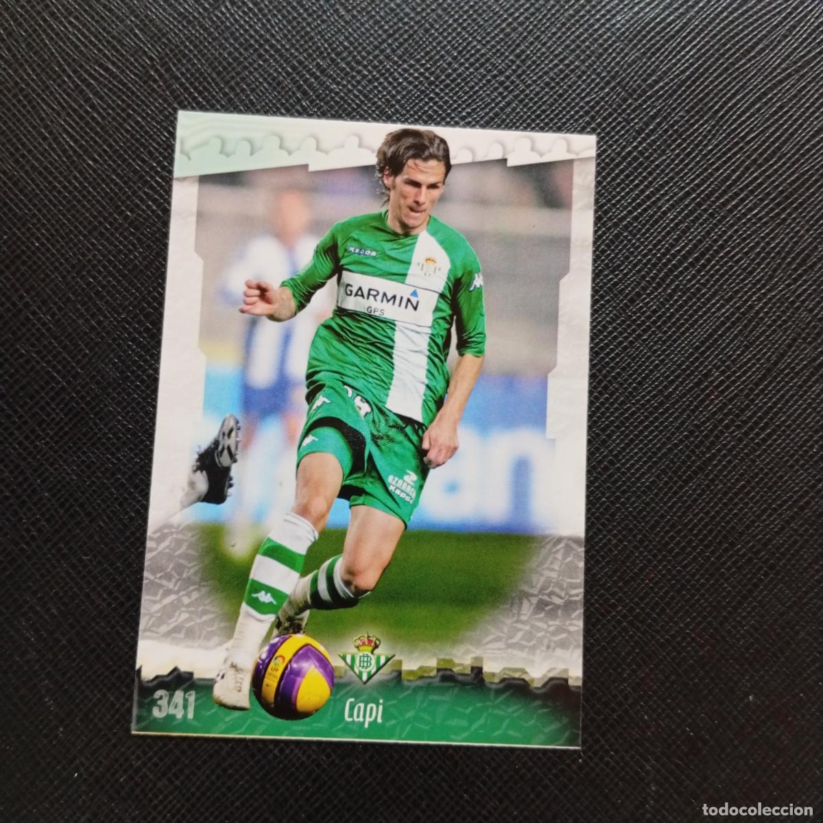 Cromos de f&uacute;tbol: 341 CAPI REAL BETIS MUNDICROMO QUIZ GAME 2008 2009 FUTBOL 08 09 - A211 PG45
