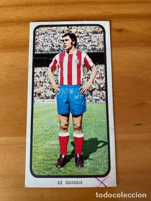 Cromos de f&uacute;tbol: QUIQUE AT MADRID 73-74 RUIZ ROMERO RECUPERADO DIFICIL
