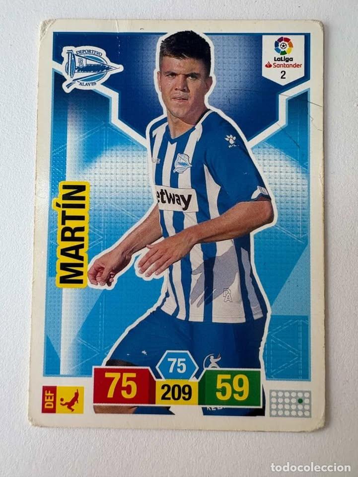 Cromos de f&uacute;tbol: Carta Mart&iacute;n Alav&eacute;s 2 Adrenalyn 2018-19