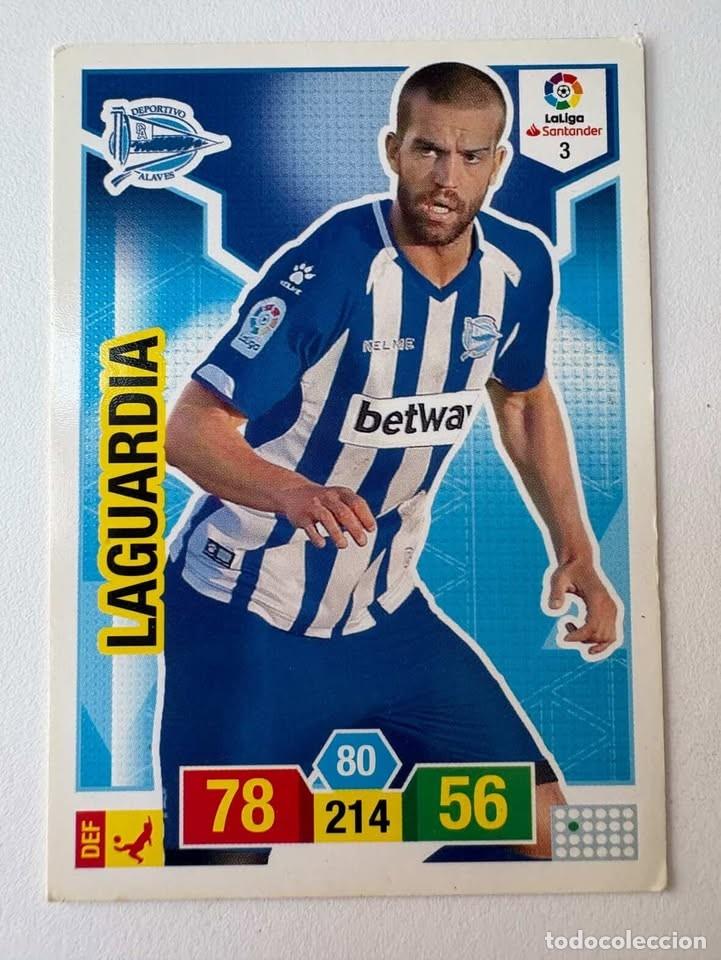 Cromos de f&uacute;tbol: Carta Laguardia Alav&eacute;s 3 Adrenalyn 2018-19