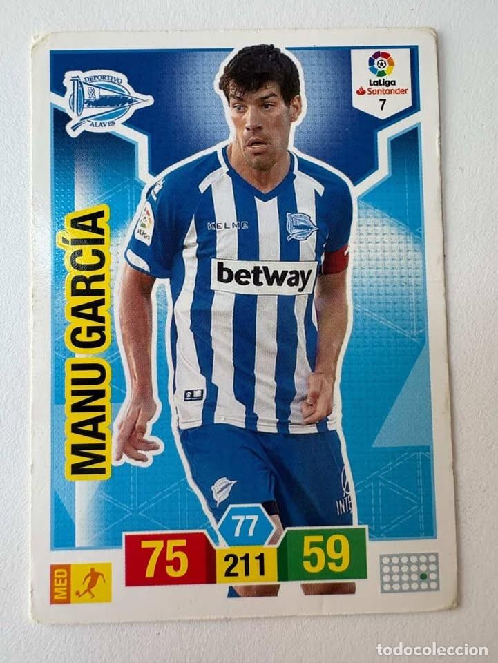 Cromos de f&uacute;tbol: Carta Manu Garc&iacute;a Alav&eacute;s 7 Adrenalyn 2018-19