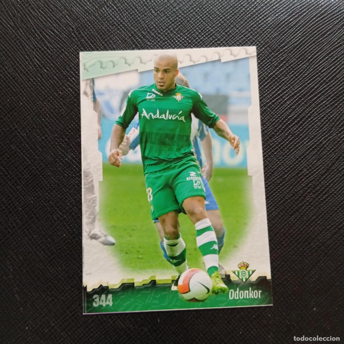 Cromos de f&uacute;tbol: 344 ODONKOR REAL BETIS MUNDICROMO QUIZ GAME 2008 2009 FUTBOL 08 09 - A211 PG46