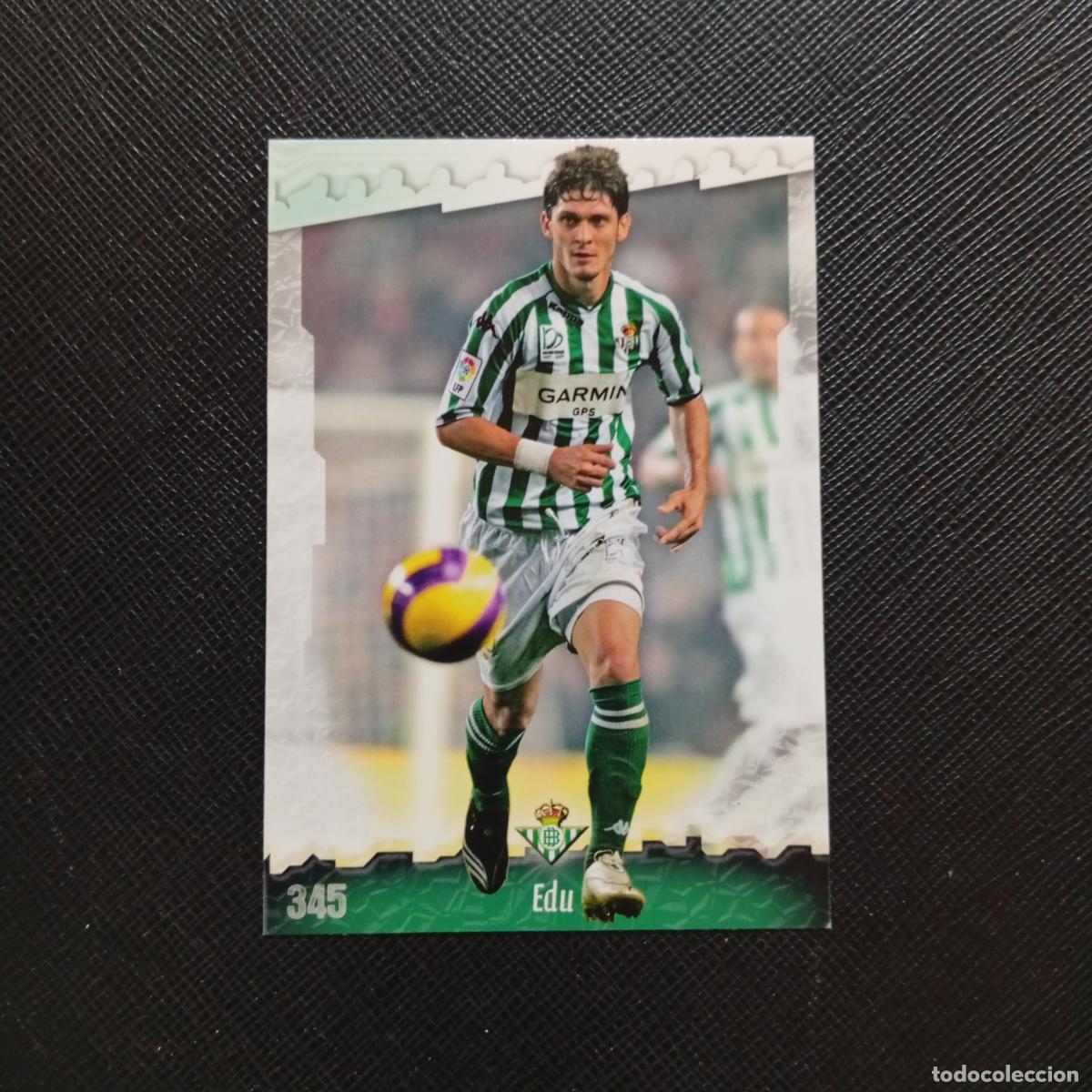Cromos de f&uacute;tbol: 345 EDU REAL BETIS MUNDICROMO QUIZ GAME 2008 2009 FUTBOL 08 09 - A211 PG46