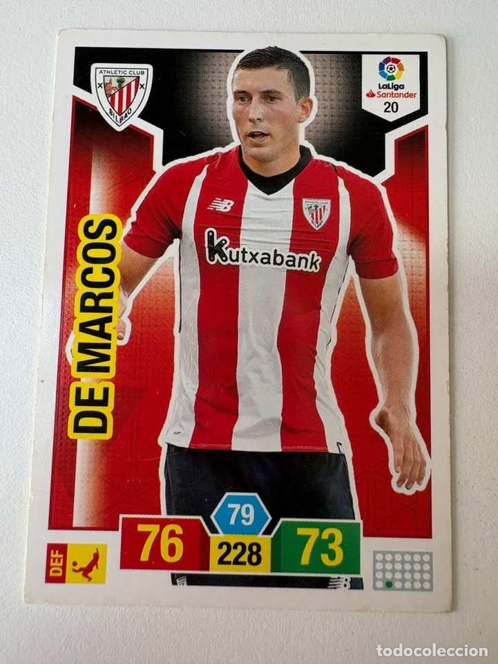 Cromos de f&uacute;tbol: Carta De Marcos Athletic Club de Bilbao 20 Adrenalyn 2018-19
