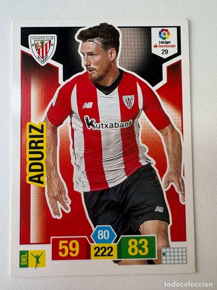 Cromos de f&uacute;tbol: Carta Aduriz Athletic Club de Bilbao 29 Adrenalyn 2018-19