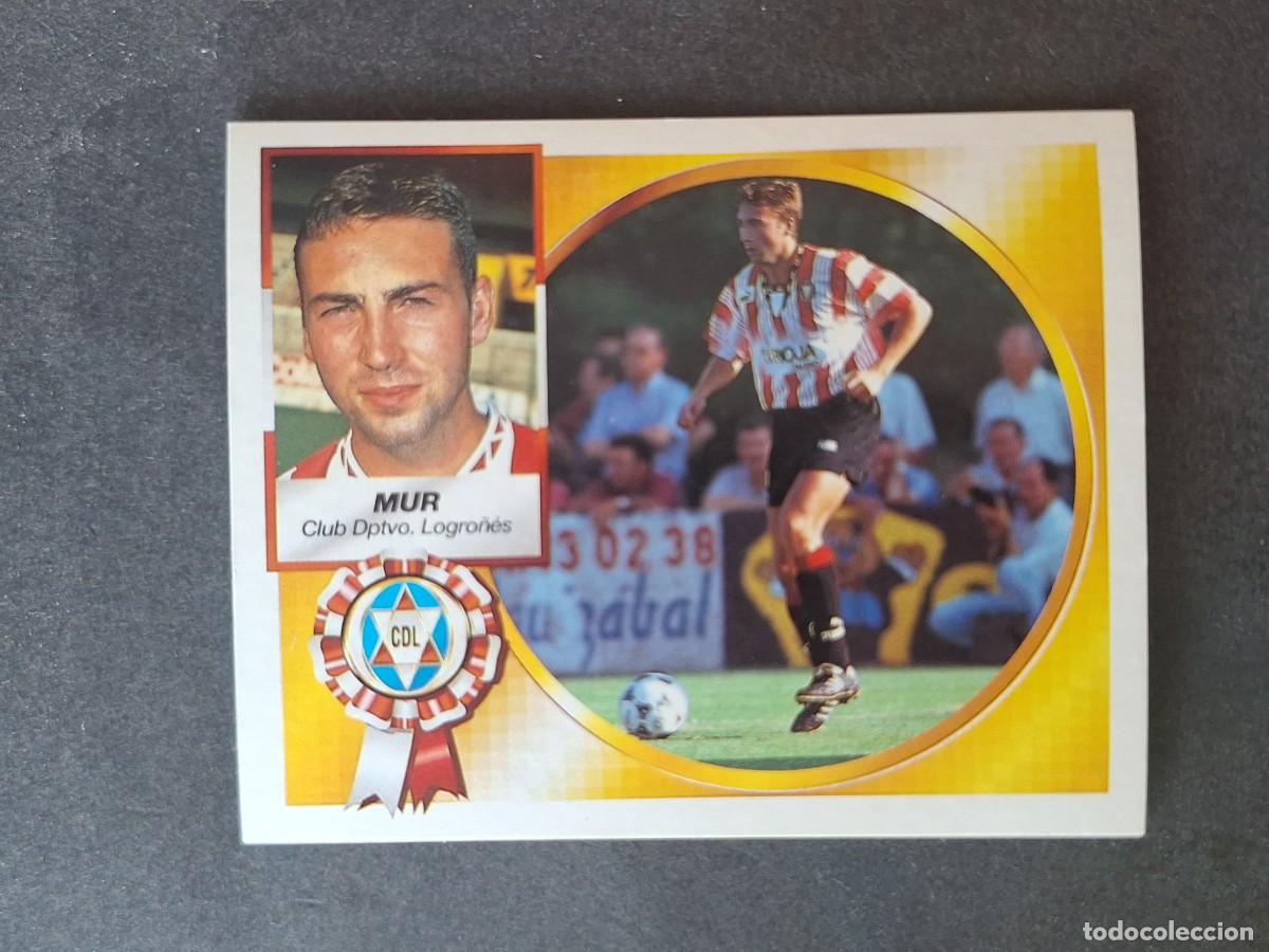 Cromos de f&uacute;tbol: L4 MUR C. D. LOGRO&Ntilde;ES COLOCA LIGA ESTE 1994 1995 94 95 SIN PEGAR NUNCA PEGADO