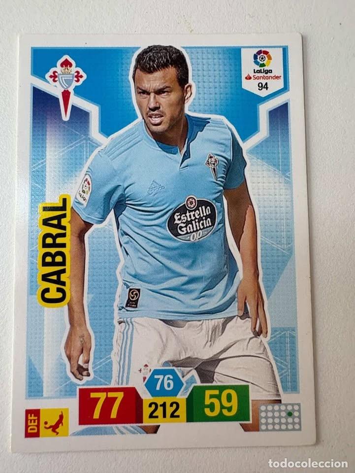Football Stickers: Carta Cabral Celta 94 Adrenalyn 2018-19