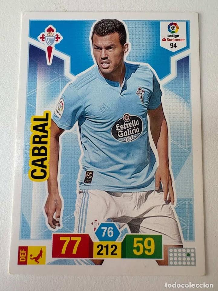 Football Stickers: Carta Cabral Celta 94 Adrenalyn 2018-19