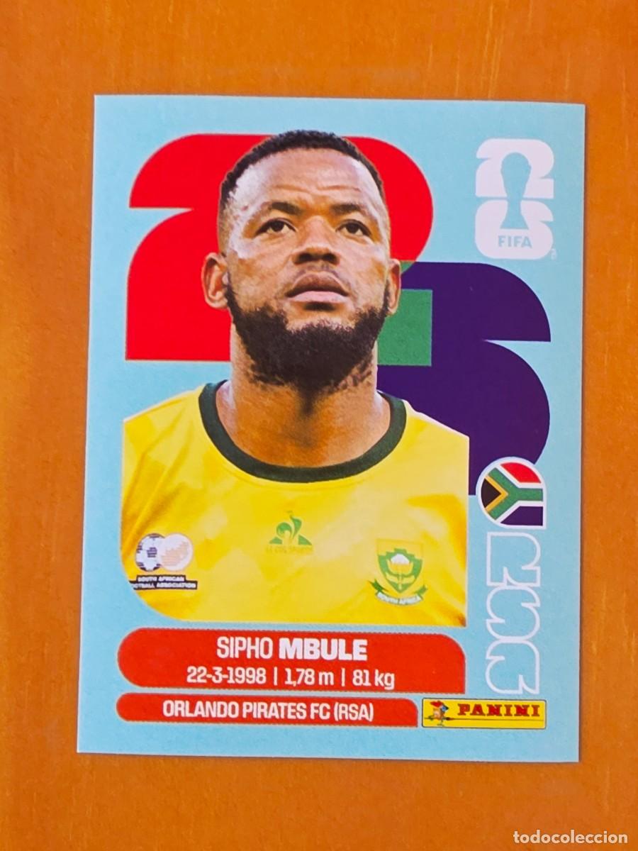 Cromos de f&uacute;tbol: RSA 16 Sipho Mbule, Sud&aacute;frica, Panini FIFA World Cup Mundial 2026 Sticker