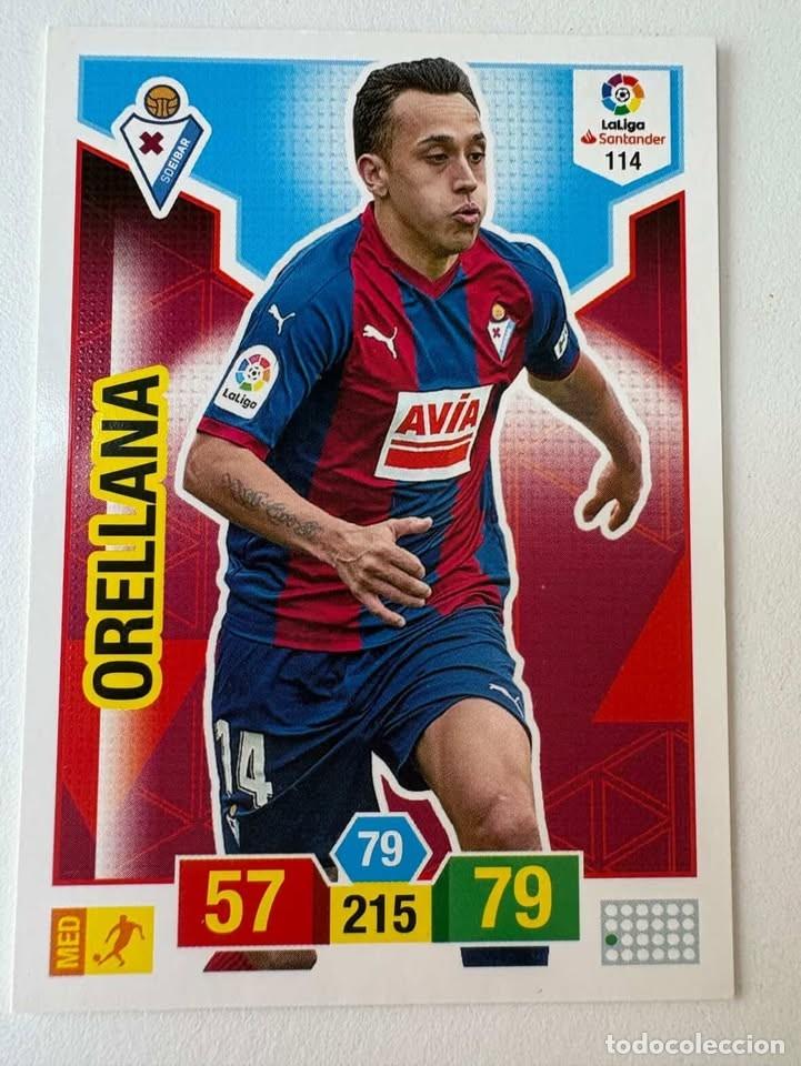 Cromos de f&uacute;tbol: Carta Orellana Eibar 114 Adrenalyn 2018-19