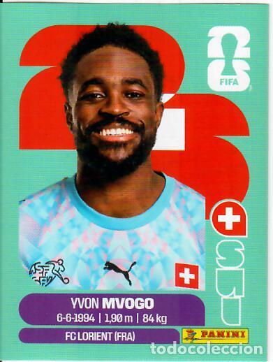 Cromos de f&uacute;tbol: CROMO PANINI MUNDIAL WORLD CUP 2026 - SUI 3 - MVOGO - SUIZA