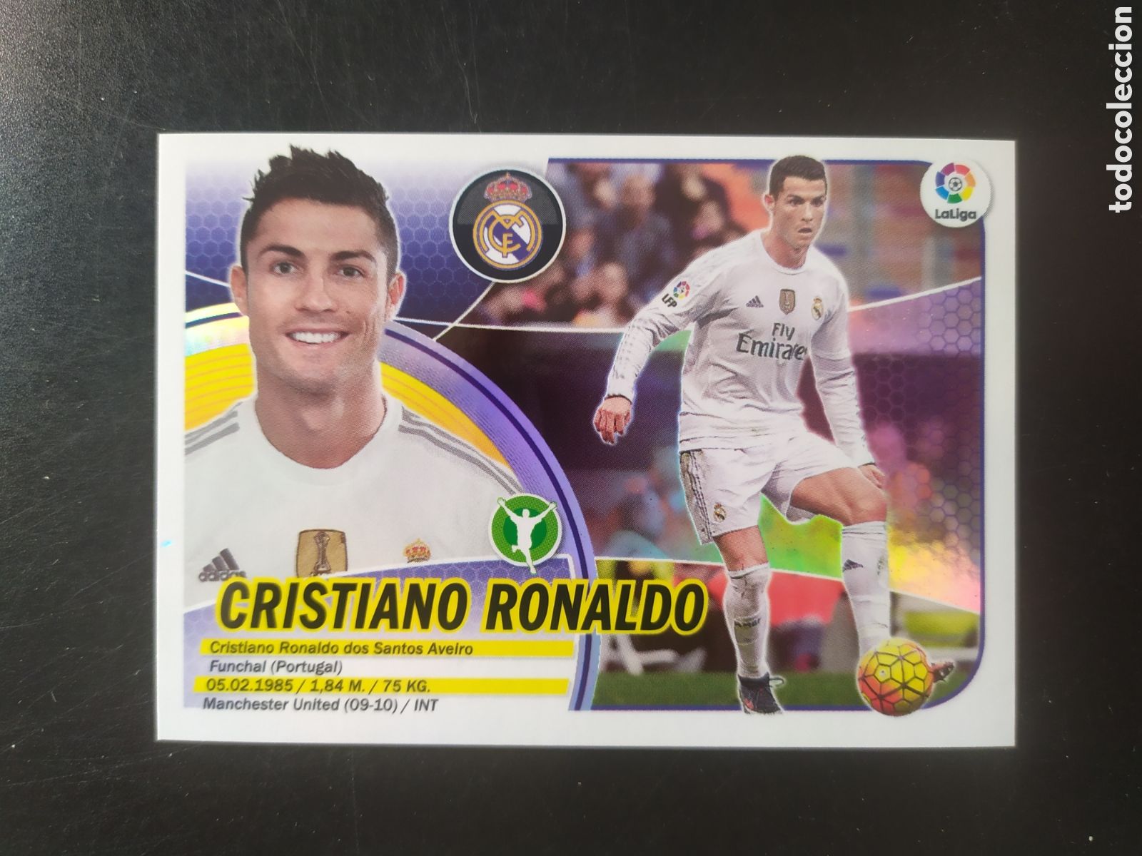 Cromos de f&uacute;tbol: Liga este 2016 2017 16 17 panini Cristiano Ronaldo n&deg; 15 Real Madrid
