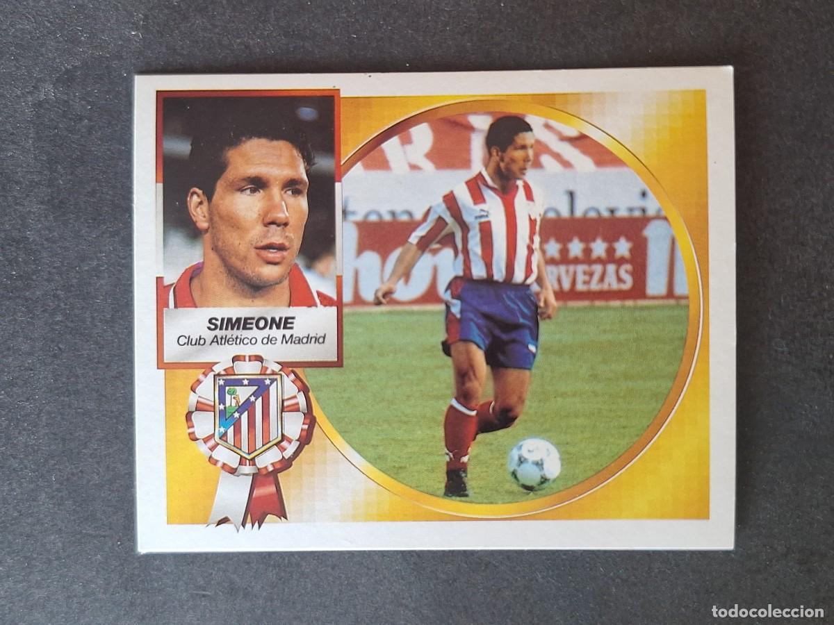 Cromos de f&uacute;tbol: L4 SIMEONE ATLETICO DE MADRID COLOCA LIGA ESTE 1994 1995 94 95 SIN PEGAR NUNCA PEGADO
