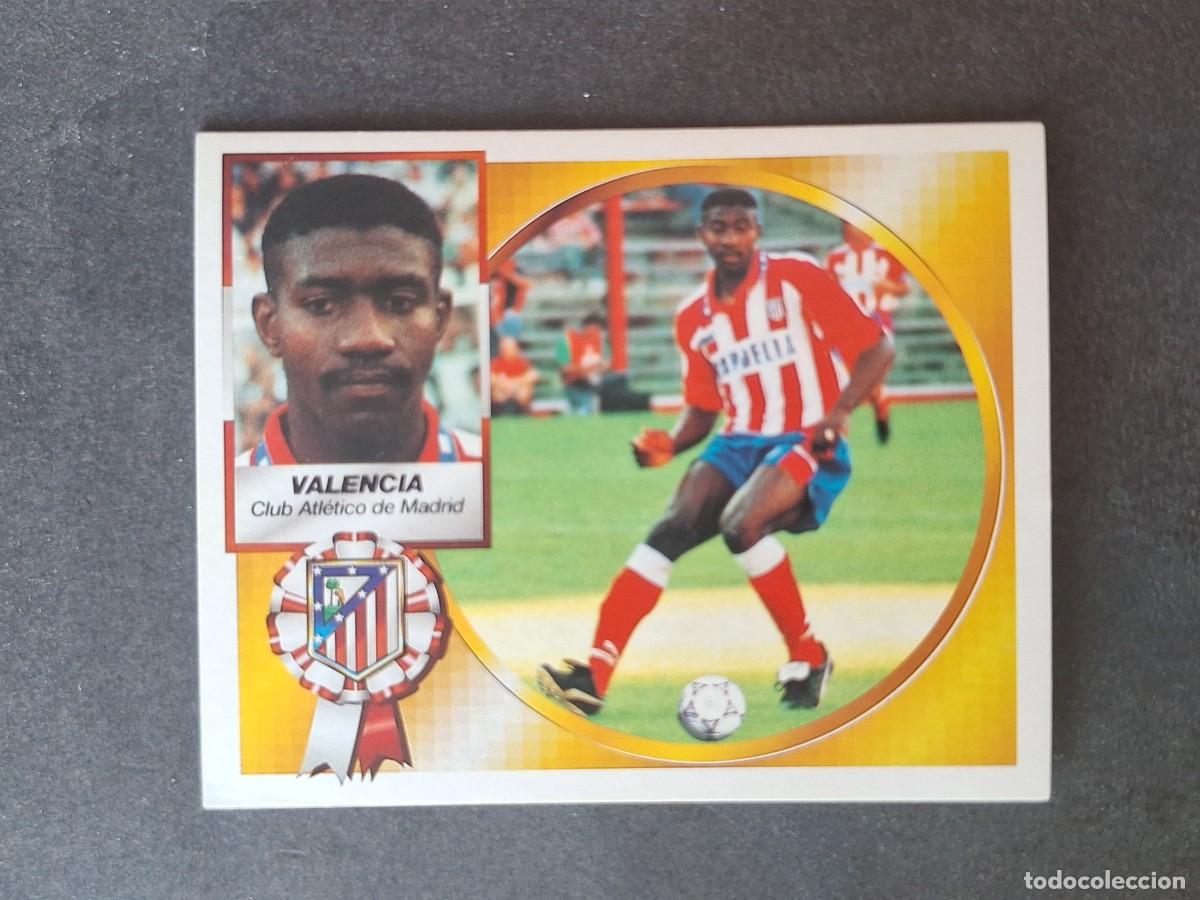 Cromos de f&uacute;tbol: L4 VALENCIA ATLETICO DE MADRID COLOCA LIGA ESTE 1994 1995 94 95 SIN PEGAR NUNCA PEGADO