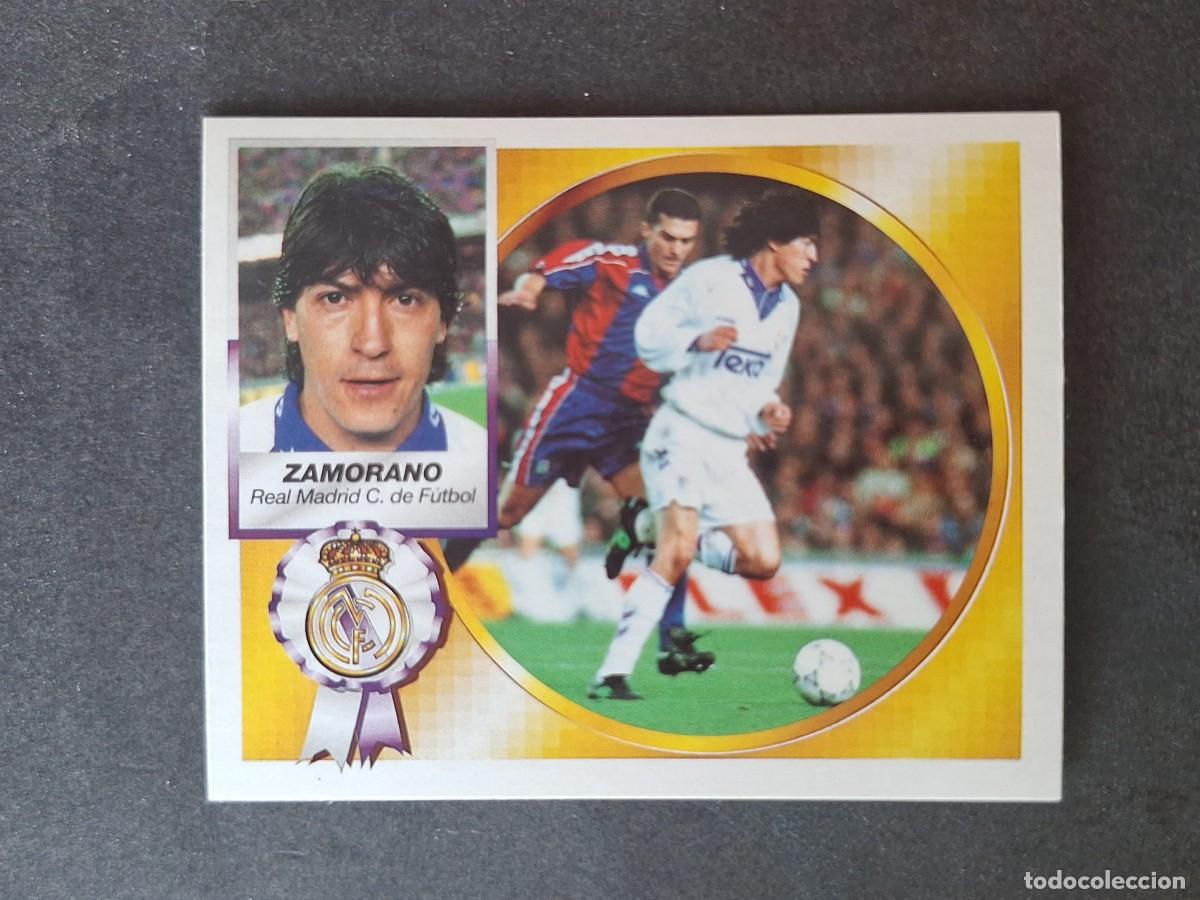 Cromos de f&uacute;tbol: L4 ZAMORANO REAL MADRID COLOCA LIGA ESTE 1994 1995 94 95 SIN PEGAR NUNCA PEGADO