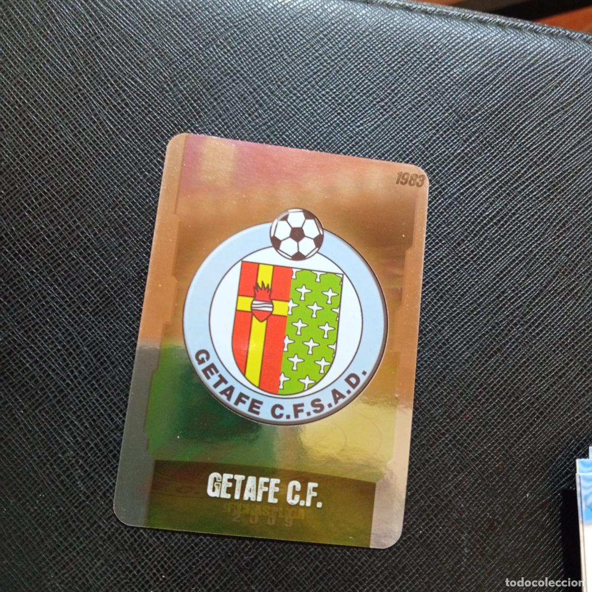 Cromos de f&uacute;tbol: 352 ESCUDO GETAFE MUNDICROMO QUIZ GAME 2008 2009 FUTBOL 08 09 - A211 PG47 PUNTAS REDONDAS